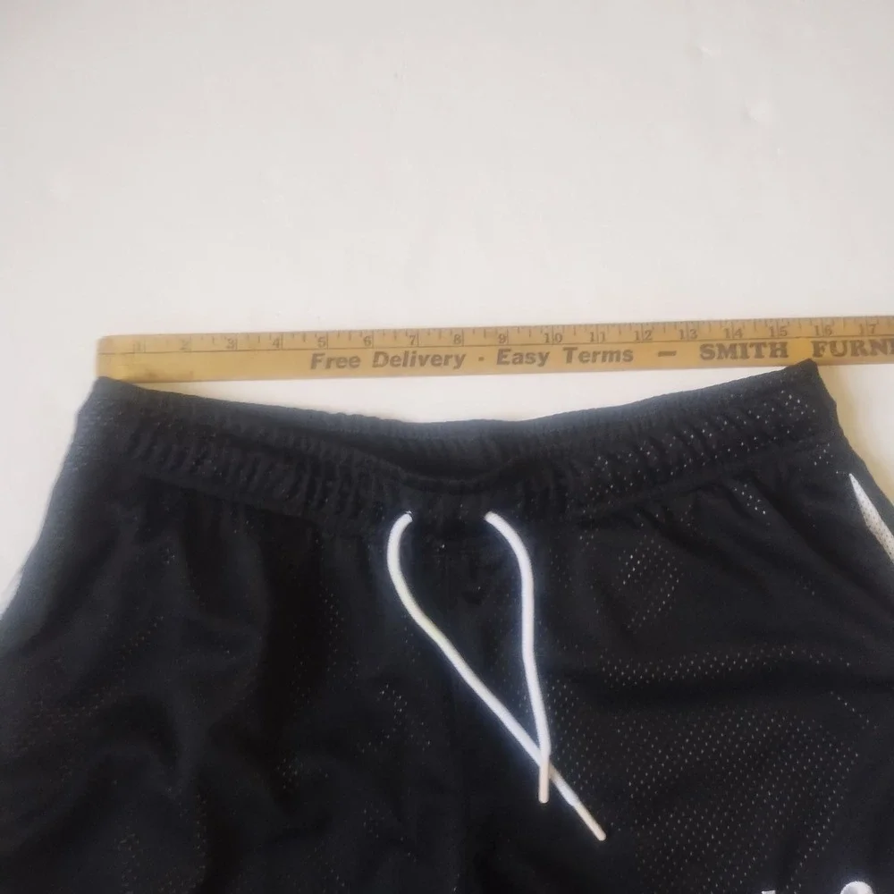 Jordan Mesh Basketball Shorts Mens Medium Black Athletic Gym Sportswear